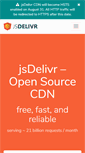 Mobile Screenshot of jsdelivr.com
